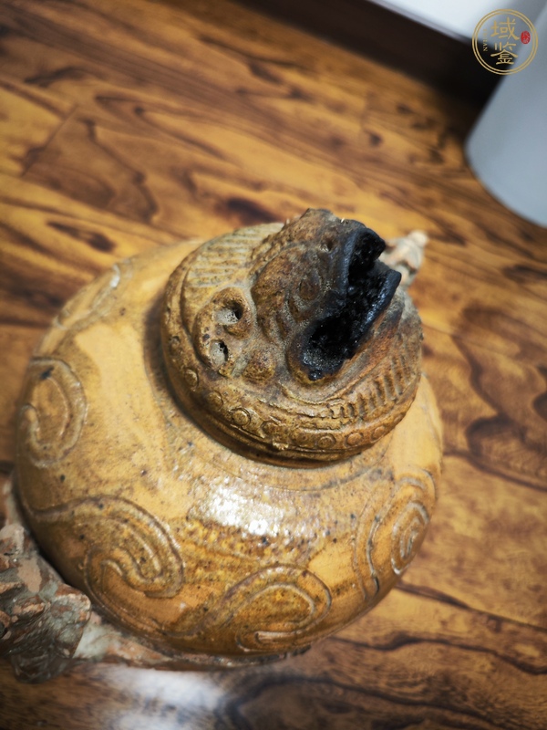 古玩陶瓷醬釉爐真品鑒賞圖