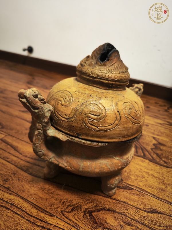 古玩陶瓷醬釉爐真品鑒賞圖