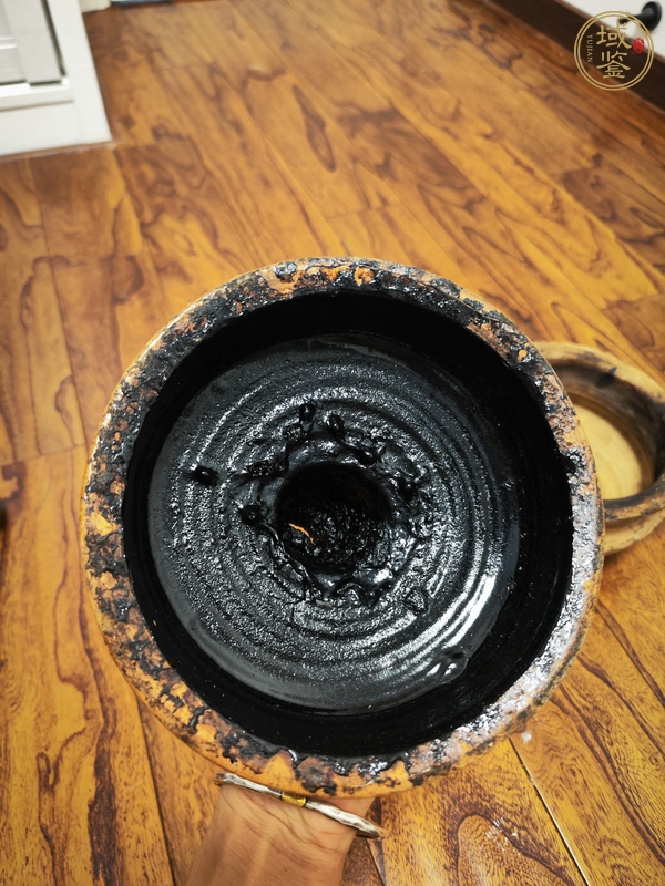 古玩陶瓷醬釉爐真品鑒賞圖