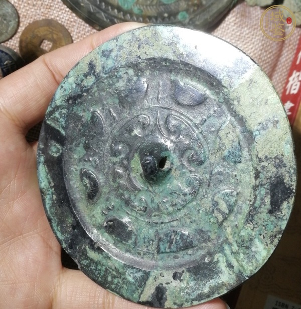 古玩銅器銅鏡真品鑒賞圖