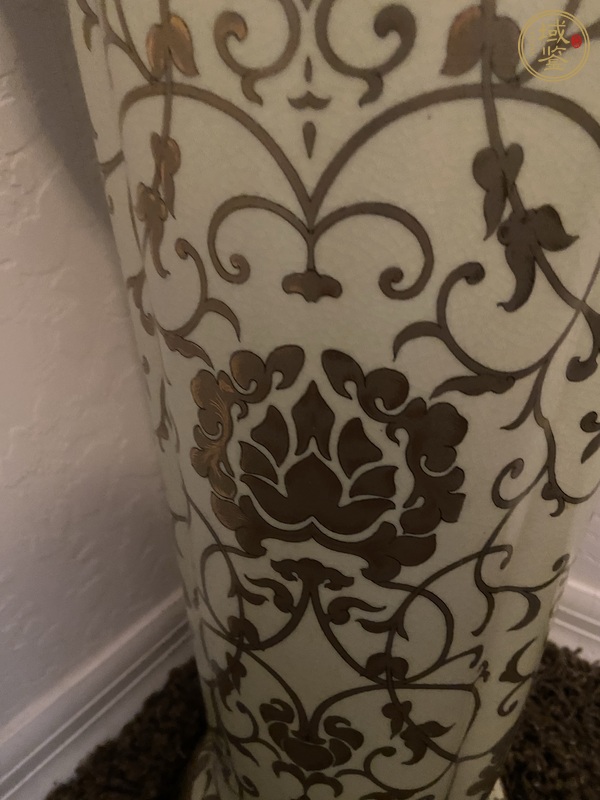 古玩陶瓷華榮堂制款花觚真品鑒賞圖