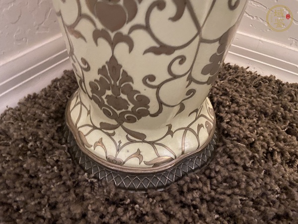 古玩陶瓷華榮堂制款花觚真品鑒賞圖