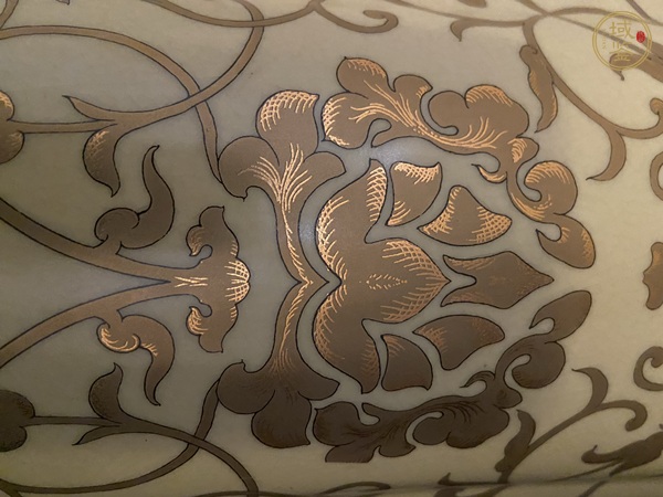 古玩陶瓷華榮堂制款花觚真品鑒賞圖