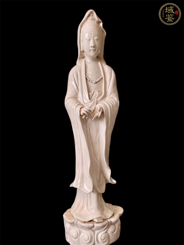 古玩陶瓷觀音燈真品鑒賞圖