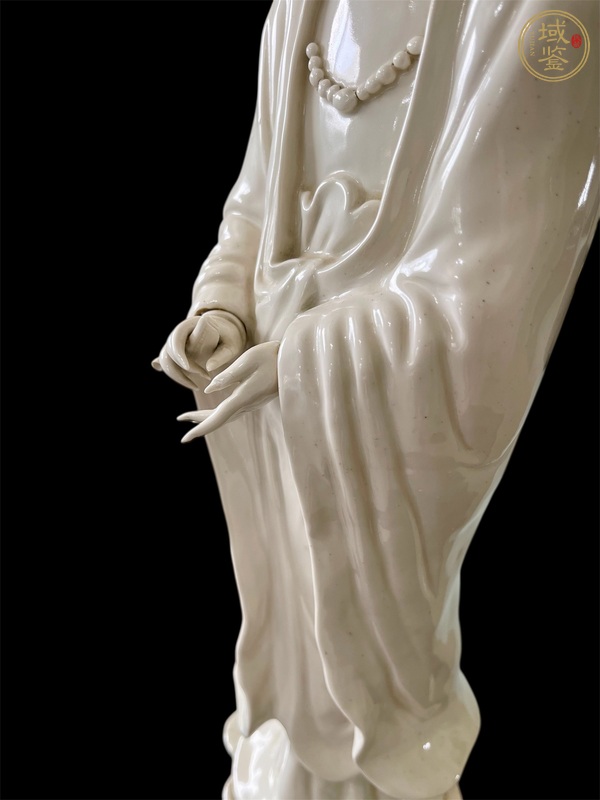 古玩陶瓷觀音燈真品鑒賞圖