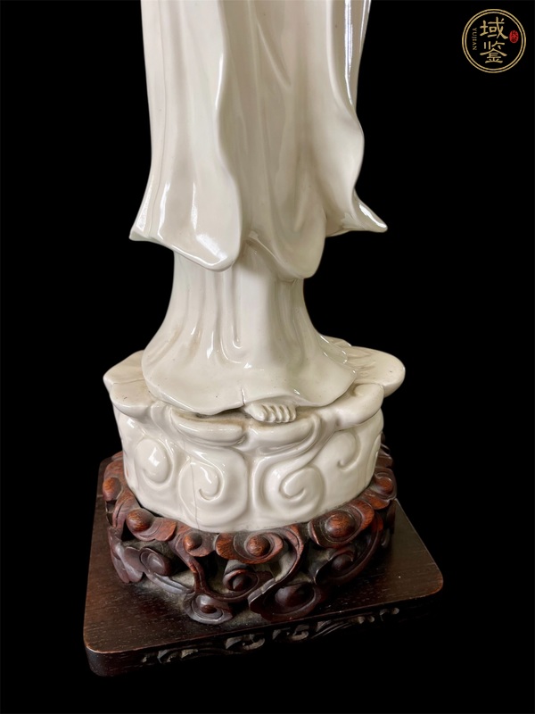 古玩陶瓷觀音燈真品鑒賞圖