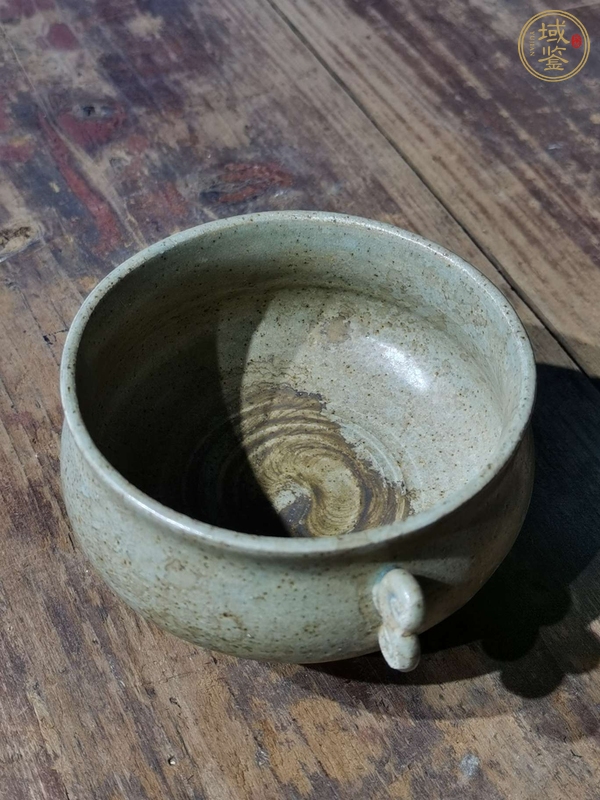 古玩陶瓷三足爐真品鑒賞圖