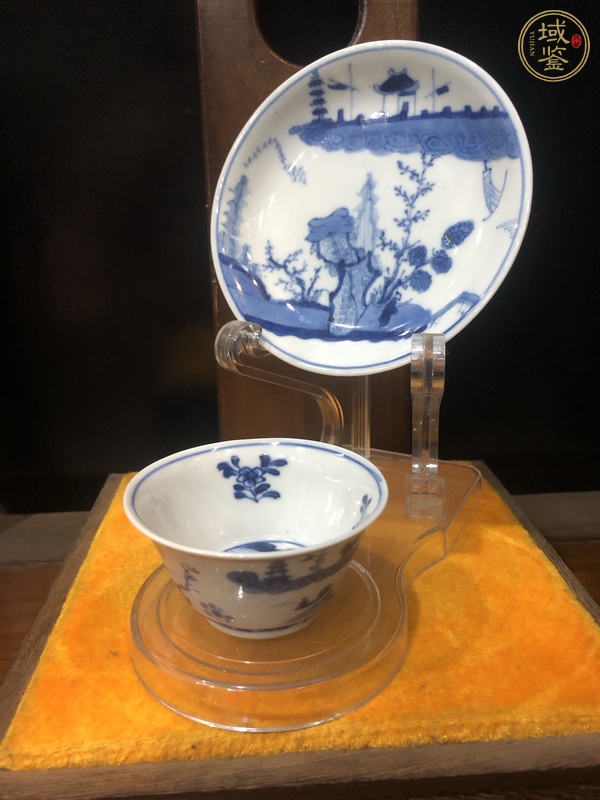 古玩陶瓷青花杯盤真品鑒賞圖