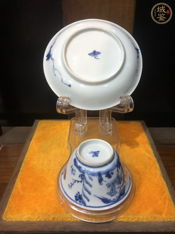 古玩陶瓷青花杯盤真品鑒賞圖