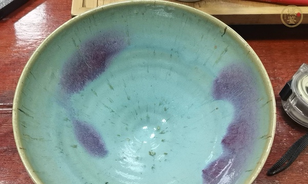 古玩陶瓷鈞瓷碗真品鑒賞圖