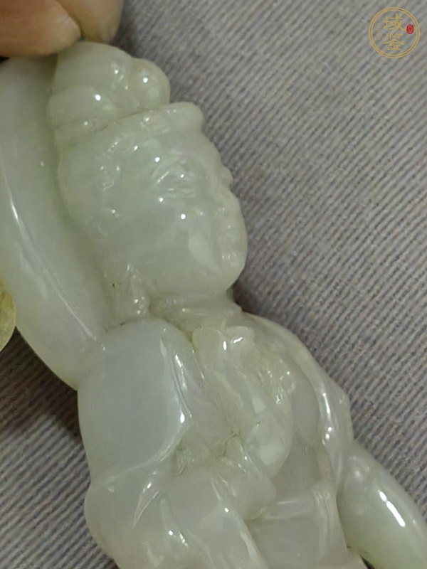 古玩玉器翡翠佛公真品鑒賞圖