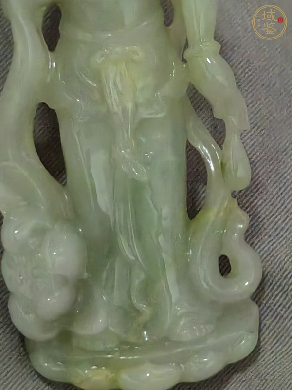 古玩玉器翡翠佛公真品鑒賞圖