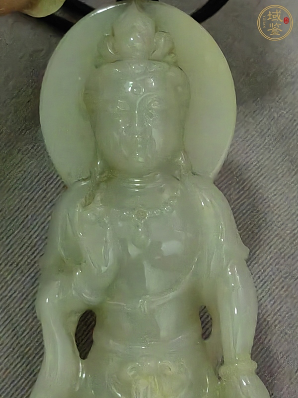 古玩玉器翡翠佛公真品鑒賞圖
