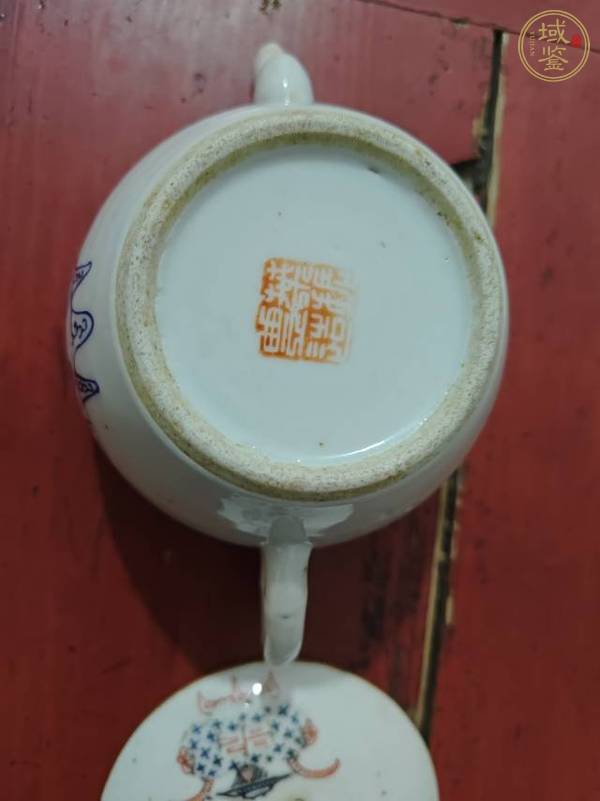 古玩陶瓷參湯壺真品鑒賞圖