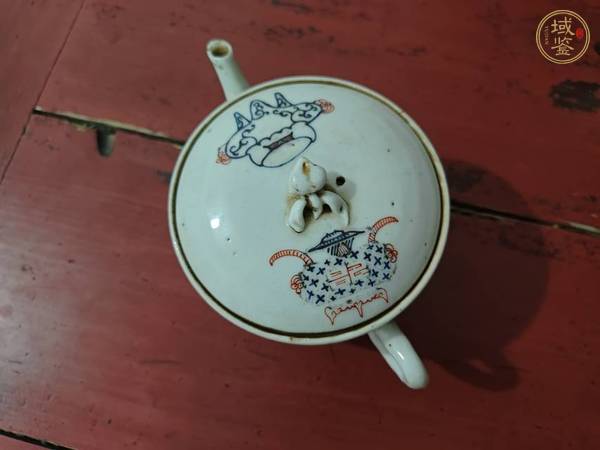 古玩陶瓷參湯壺真品鑒賞圖