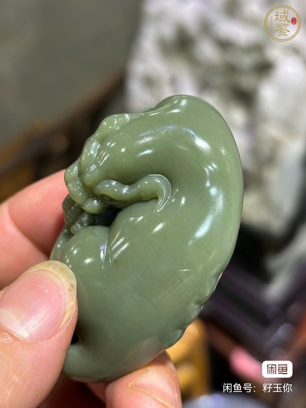 古玩玉器貔貅真品鑒賞圖