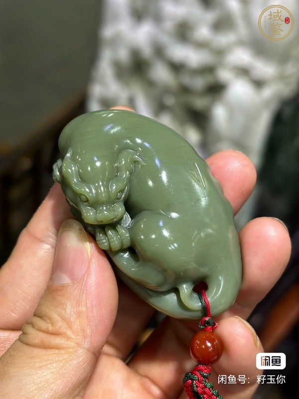 古玩玉器貔貅真品鑒賞圖