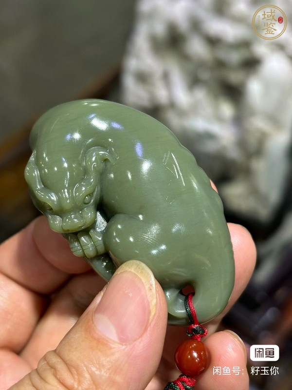 古玩玉器貔貅真品鑒賞圖
