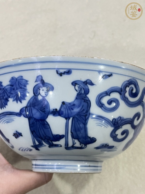 古玩嘉萬青花碗真品鑒賞圖