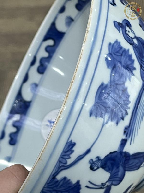 古玩陶瓷嘉萬青花碗真品鑒賞圖