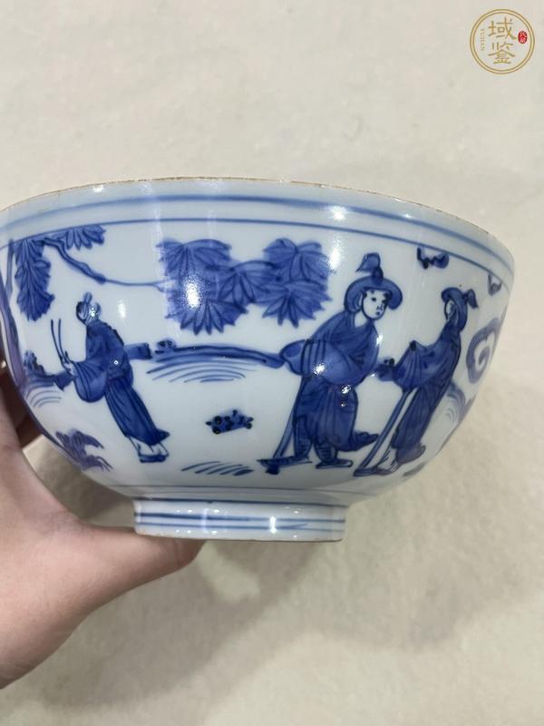 古玩陶瓷嘉萬青花碗真品鑒賞圖