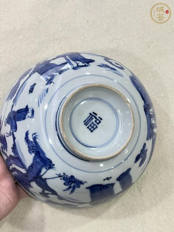 古玩陶瓷嘉萬青花碗真品鑒賞圖
