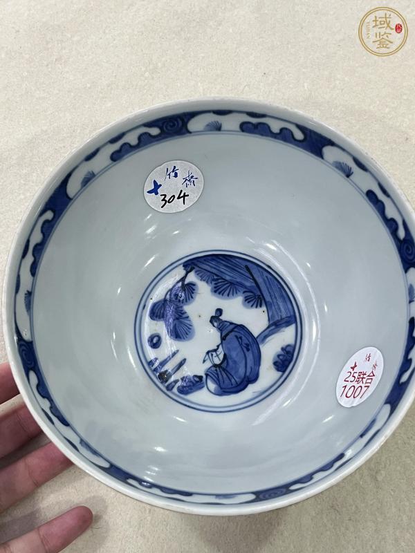 古玩陶瓷嘉萬青花碗真品鑒賞圖