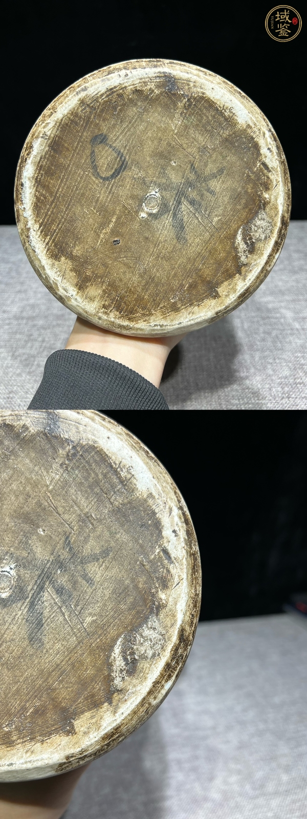 古玩陶瓷花鳥(niǎo)紋五彩花觚真品鑒賞圖