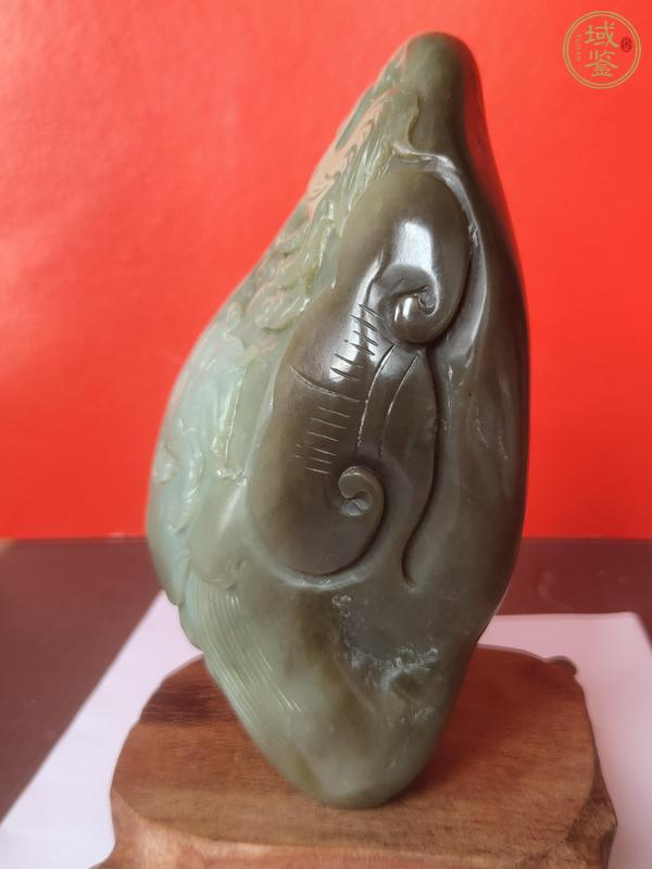 古玩玉器和田玉雕“官上加官”擺件真品鑒賞圖