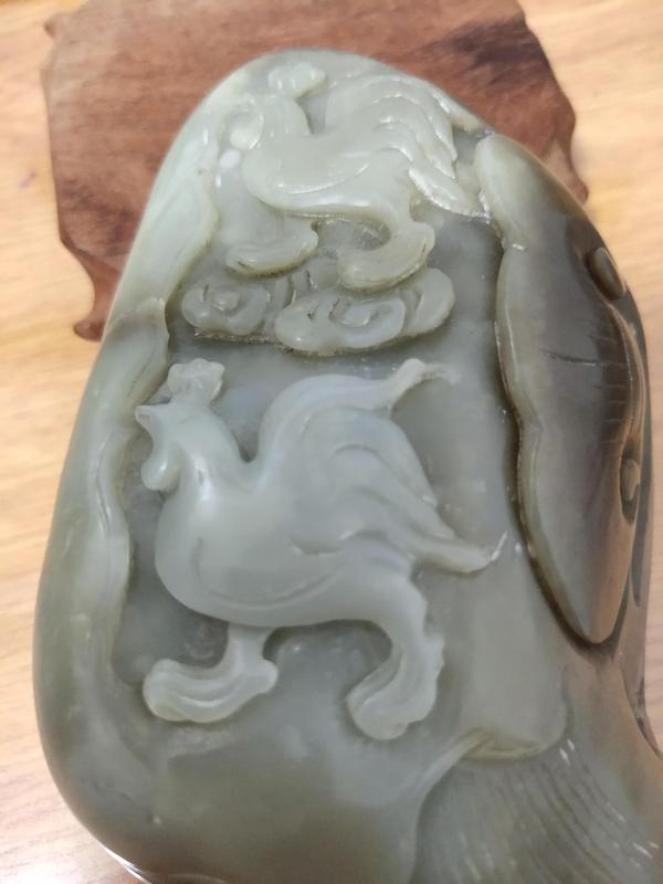 古玩玉器和田玉雕“官上加官”擺件拍賣，當(dāng)前價(jià)格25000元