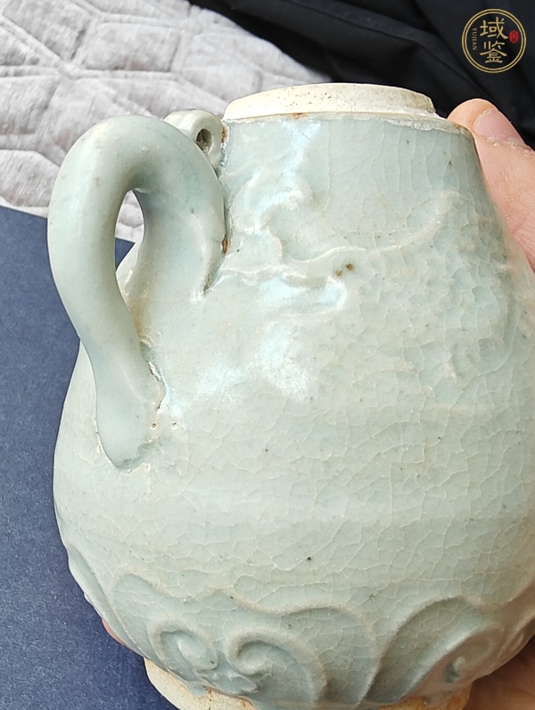 古玩陶瓷青白釉持壺真品鑒賞圖