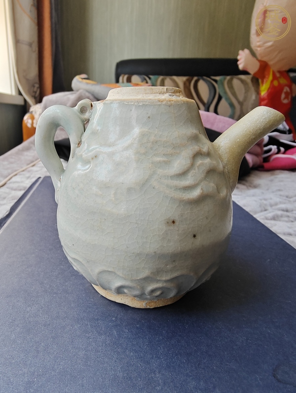 古玩陶瓷青白釉持壺真品鑒賞圖