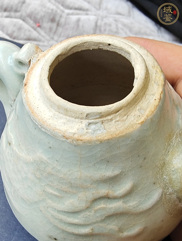 古玩陶瓷青白釉持壺真品鑒賞圖