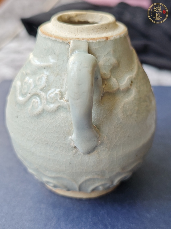 古玩陶瓷青白釉持壺真品鑒賞圖