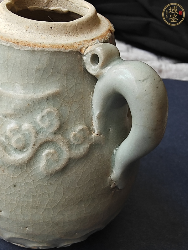 古玩陶瓷青白釉持壺真品鑒賞圖