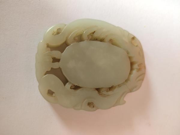 古玩玉器和田玉雕“雙鳳佩”拍賣，當(dāng)前價格12000元