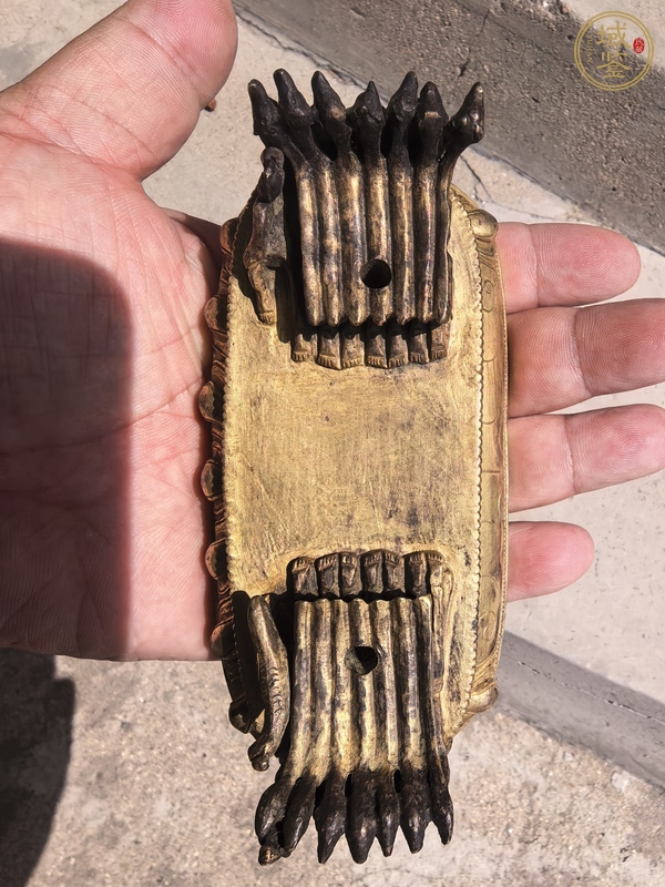 古玩銅器銅鎏金大威德金剛真品鑒賞圖