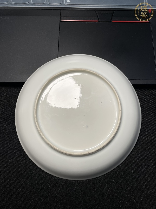 古玩陶瓷墨彩描金盤真品鑒賞圖