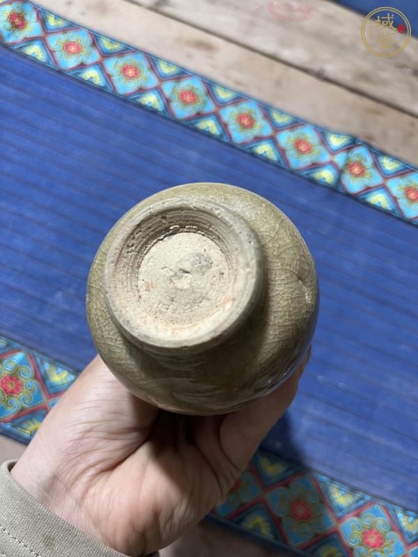 古玩陶瓷龍泉青瓷膽瓶真品鑒賞圖