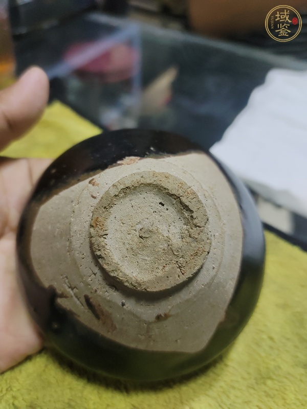 古玩建窯系福清窯黑釉茶盞真品鑒賞圖