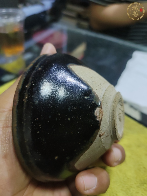 古玩陶瓷建窯系福清窯黑釉茶盞真品鑒賞圖