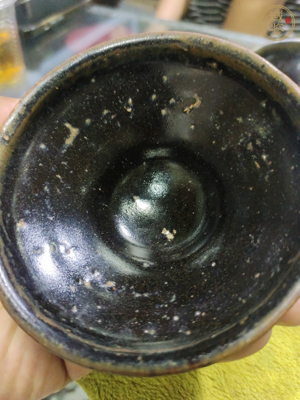 古玩陶瓷建窯系福清窯黑釉茶盞真品鑒賞圖