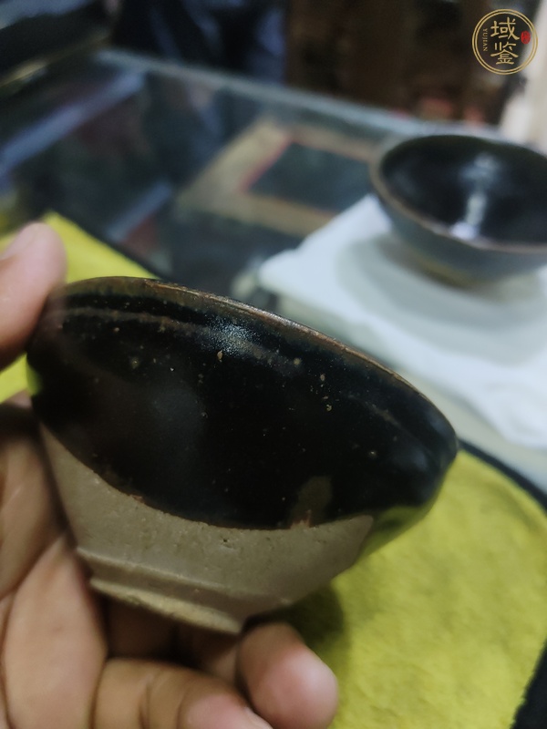 古玩陶瓷建窯系福清窯黑釉茶盞真品鑒賞圖
