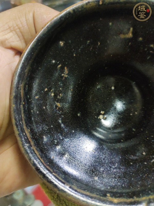 古玩陶瓷建窯系福清窯黑釉茶盞真品鑒賞圖