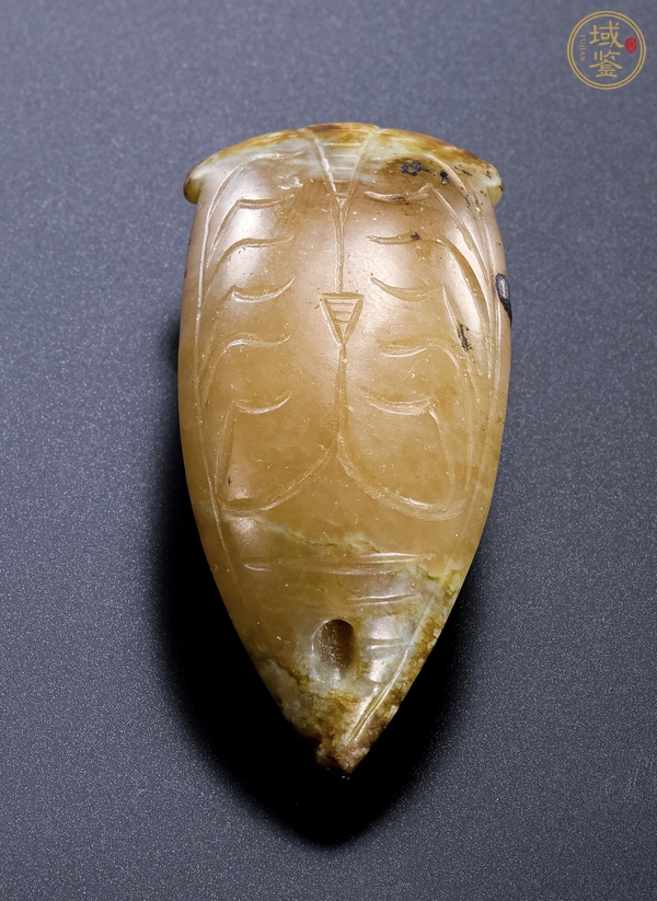 古玩玉器仿古做舊玉蟬真品鑒賞圖