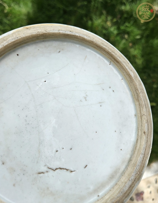 古玩陶瓷花卉紋粉彩瓶真品鑒賞圖