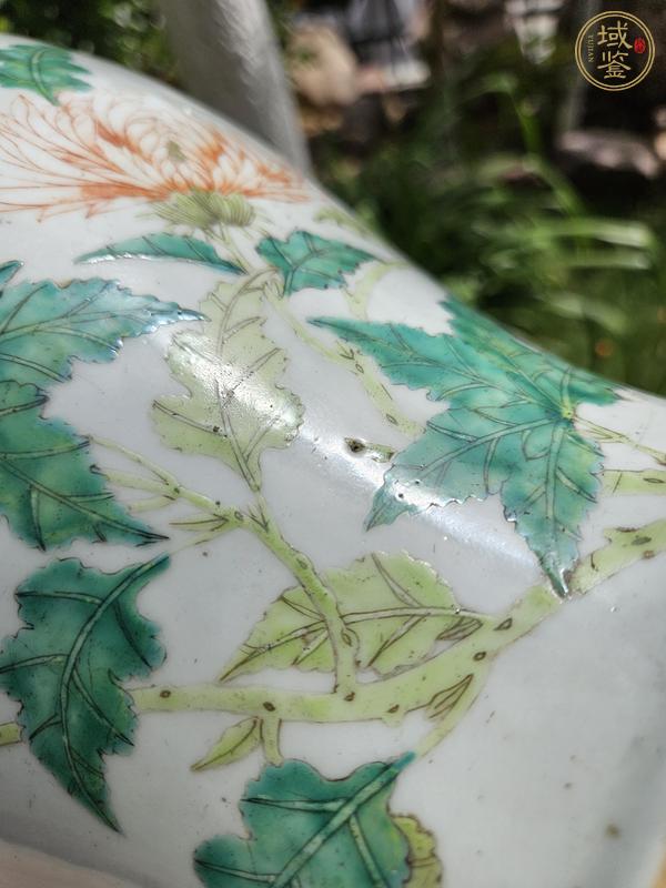 古玩陶瓷花卉紋粉彩瓶真品鑒賞圖