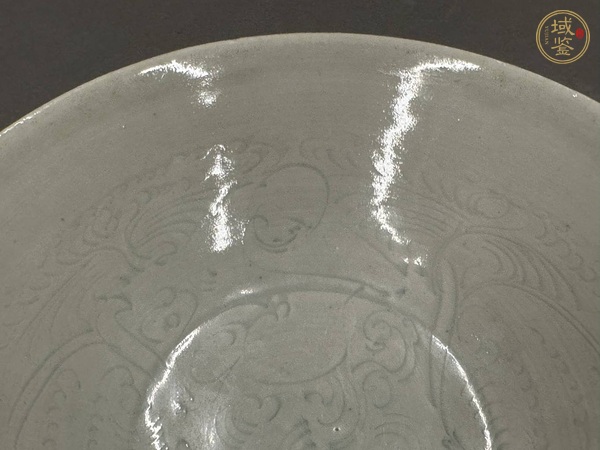 古玩陶瓷湖田窯刻花蓖紋娃娃碗真品鑒賞圖