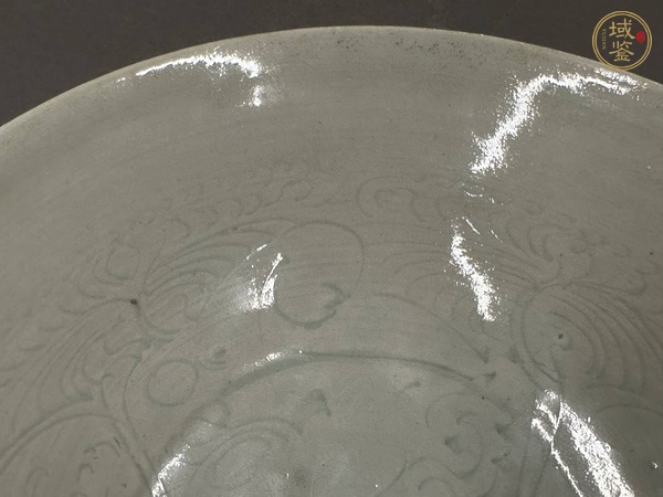 古玩陶瓷湖田窯刻花蓖紋娃娃碗真品鑒賞圖