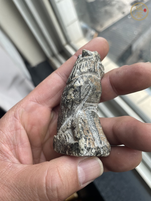古玩銅器石雕獅子真品鑒賞圖